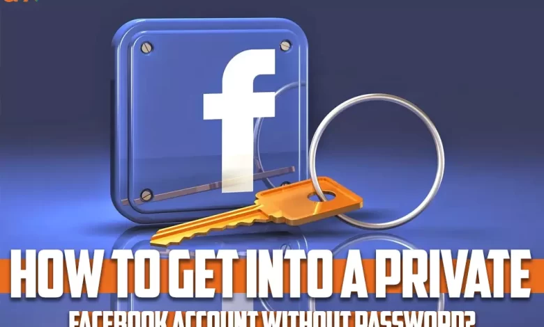 How to get into a private Facebook account without password?