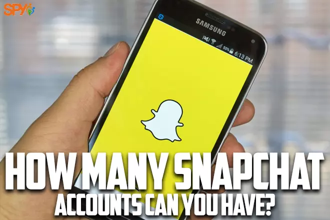 How many snapchat account can you have