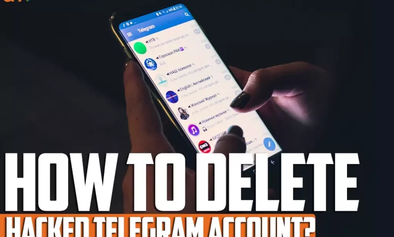 How to delete hacked Telegram account?