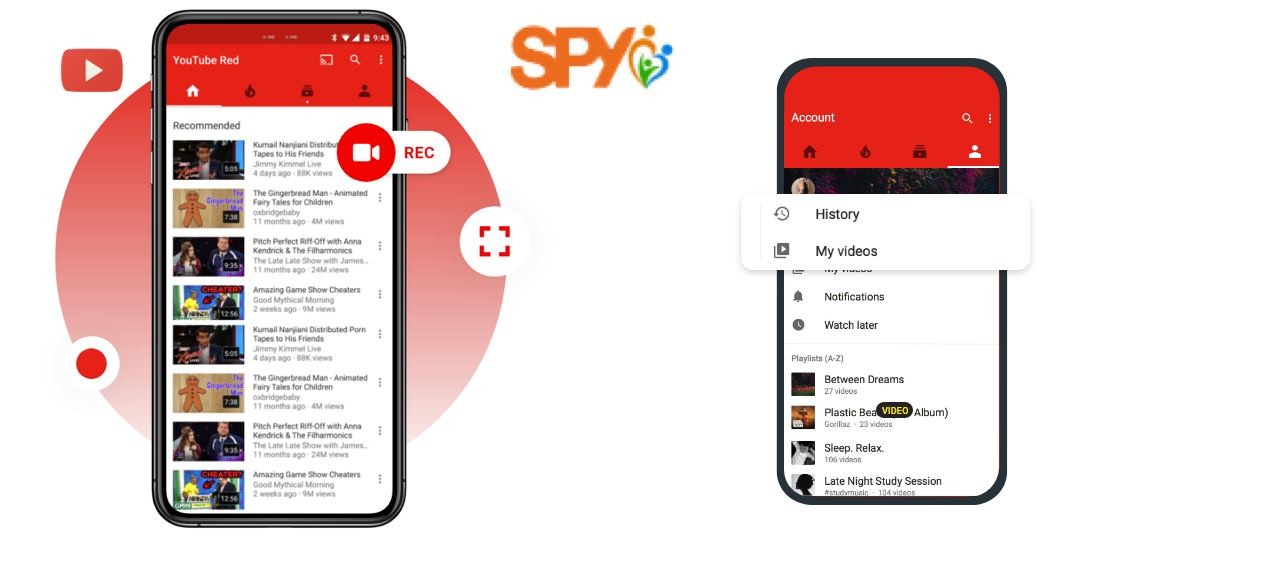 Spy on YouTube Activities with a YouTube Screen Recorder
