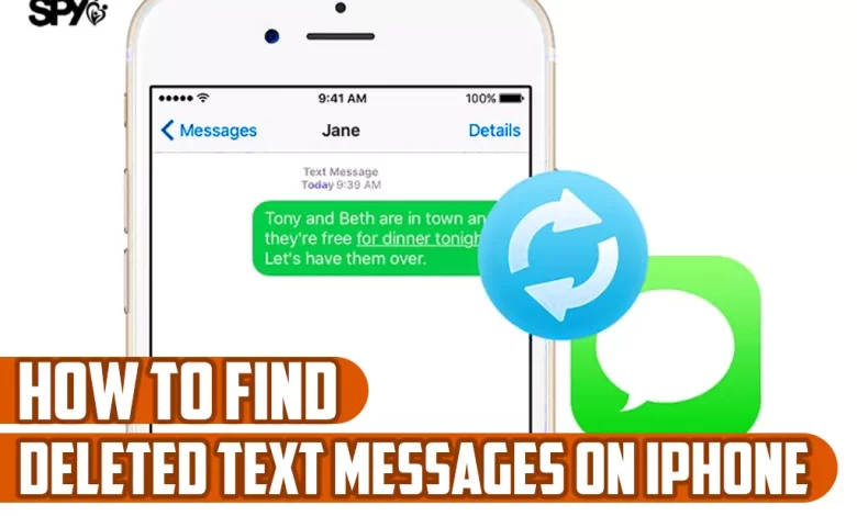 How to find deleted text messages on iPhone for free?