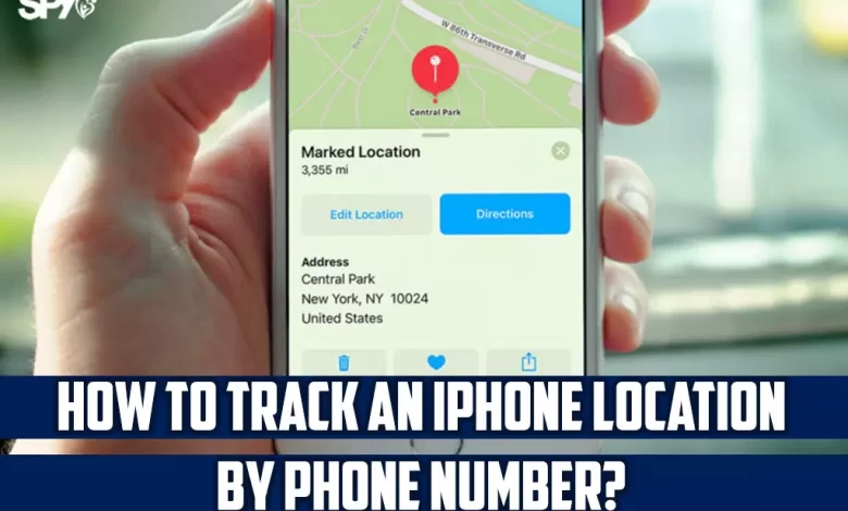 How to track an iPhone location by phone number?