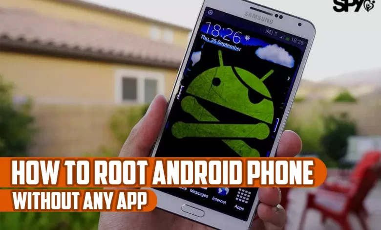 How to root android phone without any app
