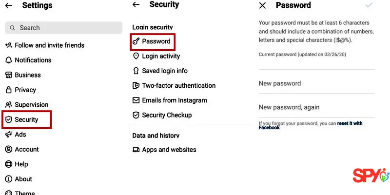 How to remove Two factor authentication in Instagram