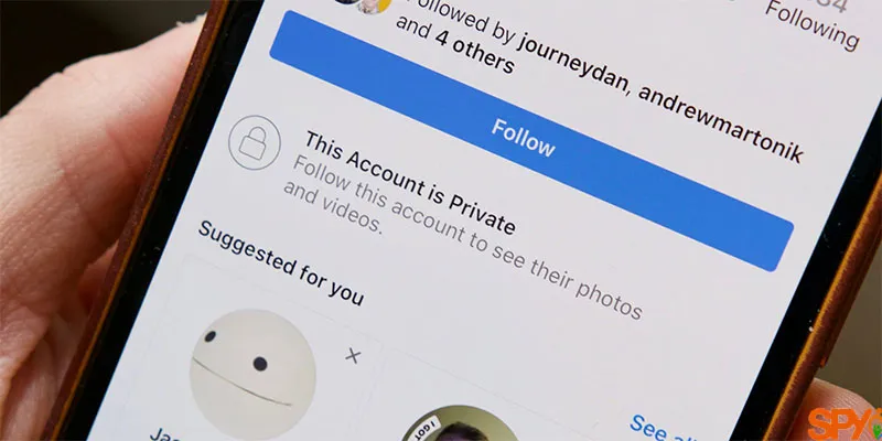How to extract phone number from instagram private account?