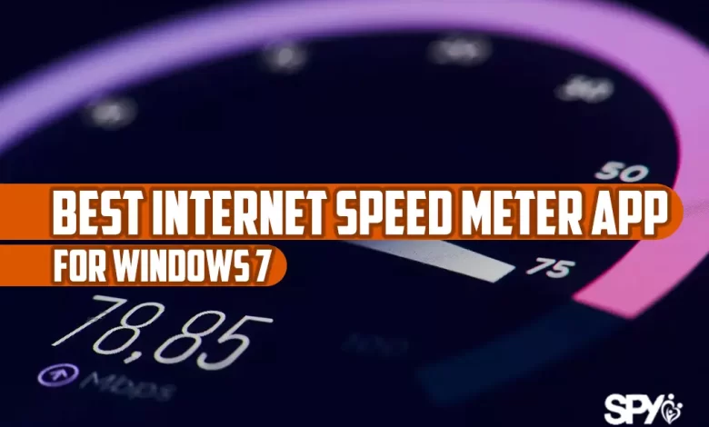 Best Internet speed meter applications for Windows 7