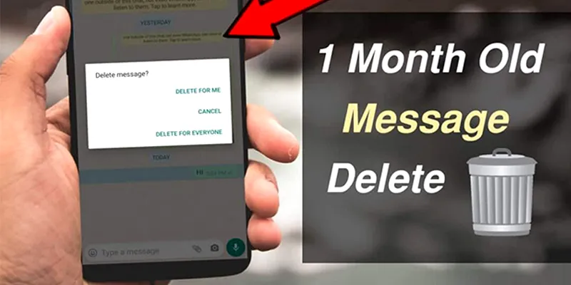 How to delete whatsapp messages for everyone after long time